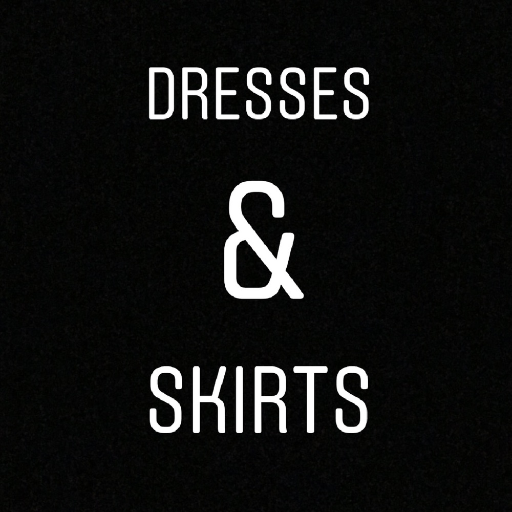 Dresses and skirts section